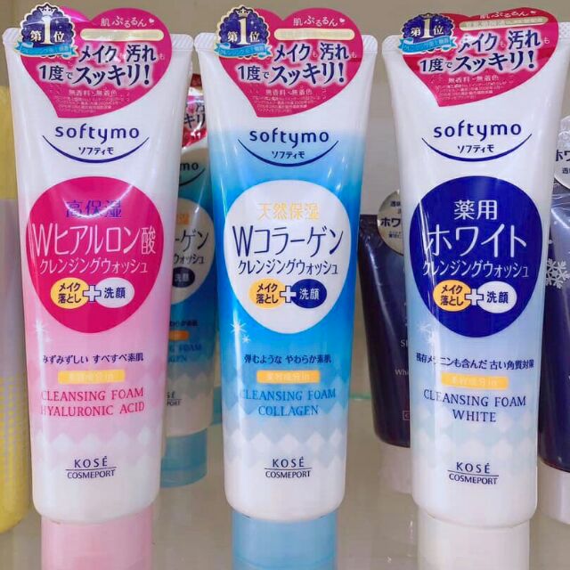 Sữa rửa mặt Kose Softymo Nhật Bản 6