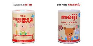 sữa Meiji 0-1 thật và giả
