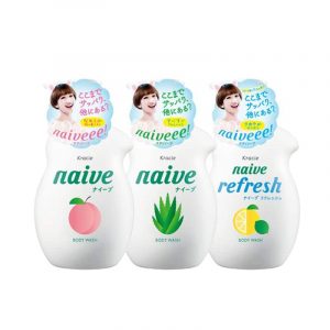 Sữa tắm Kracie Naive 530ml (Đào, Nha Đam, Chanh) 1