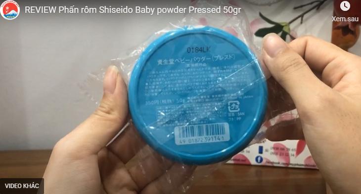 Phấn rôm Shiseido Baby Powder Pressed 50gr