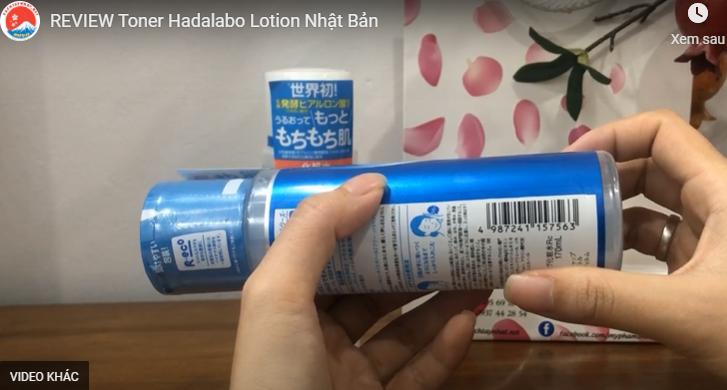 Review của khách hàng sau khi sử dụng Toner Hadalabo Lotion Nhật Bản