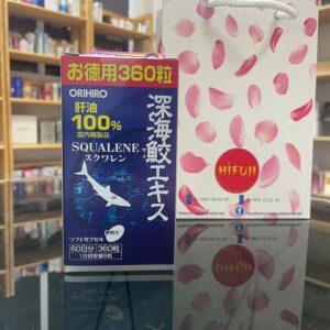 Viên uống dầu gan cá mập Orihiro Squalene (360v)