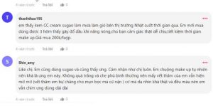 Kem nền CC Sugao review Webtretho