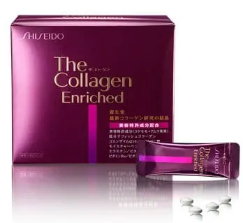 Collagen shiseido enriched có thông tin gì về thành phần?
