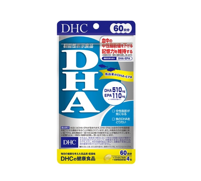 Viên uống bổ não DHC bổ xung DHA và EPA Nhật Bản 60 ngày