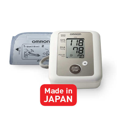 Omron JPN2 So với loại JPN1 thì loại JPN2 này có bộ nhớ ít hơn, chỉ cho phép lưu 30 phép đo.