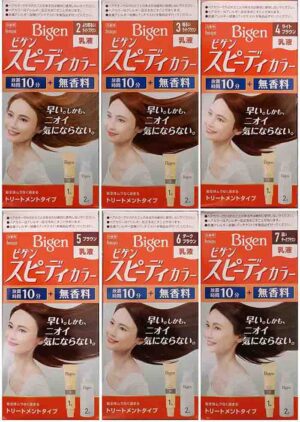 Kem nhuộm tóc Bigen Speedy Color Milky phủ bạc 60ml