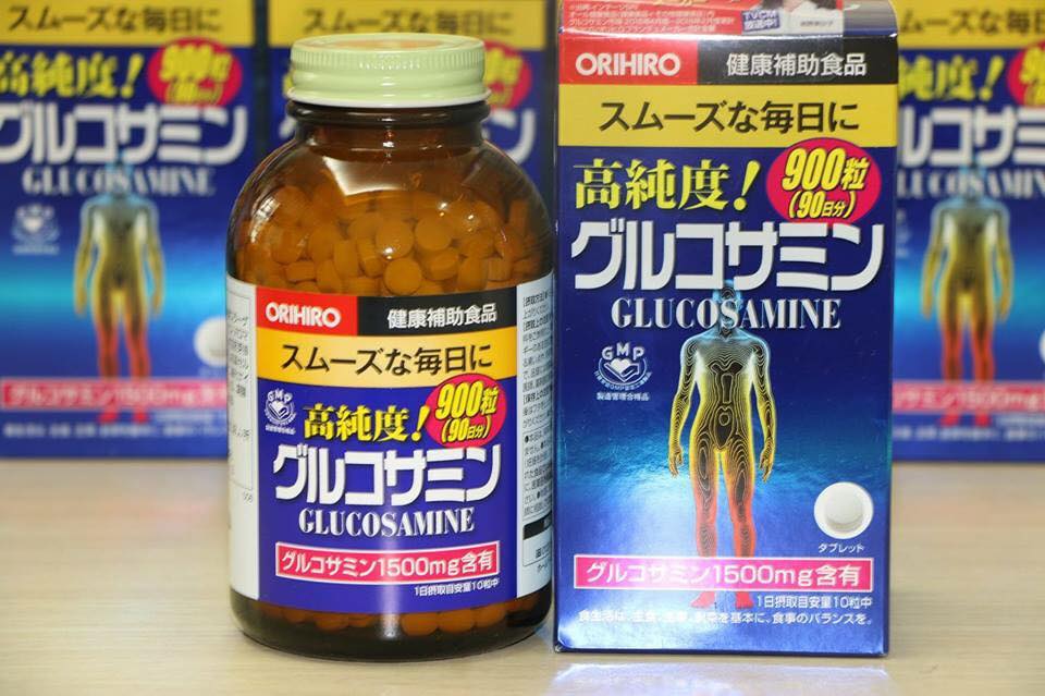 Thuốc bổ xương khớp Glucosamine Orihiro Nhật 1500mg (900 viên ...