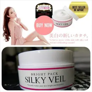 Kem trắng da Silky Veil Bright Pack Nhật Bản (100gr) 4