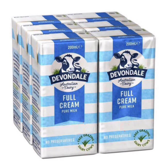 Sữa tươi nguyên kem Devondale 200ml 