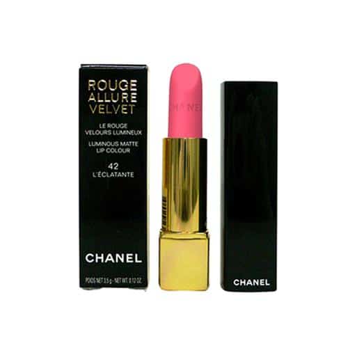 Chanel Rouge Allure Velvet in 42 LEclatante Review  Photos   PlumpCheekscom