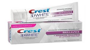 Kem đánh răng Crest 3D White Brilliance + Advanced Freshness 2X Longer Cooling 116g