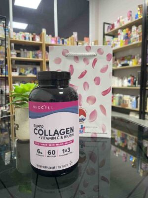 Viên uống Collagen Neocell 360 viên Vitamin C & Biotin Mỹ