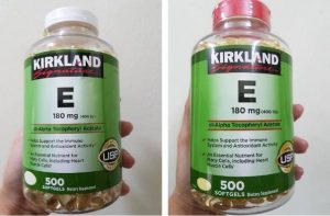 Viên uống Vitamin E Kirkland nắp đỏ của Mỹ 5