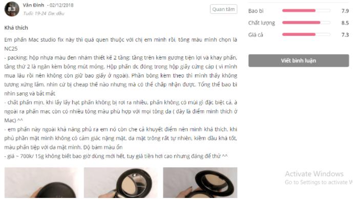 Review phấn trang điểm Mac