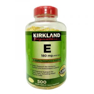 Kirkland Vitamin E 400 IU thoa lên da