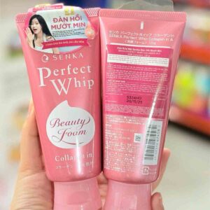 Sữa rửa mặt Senka Perfect Whip hồng