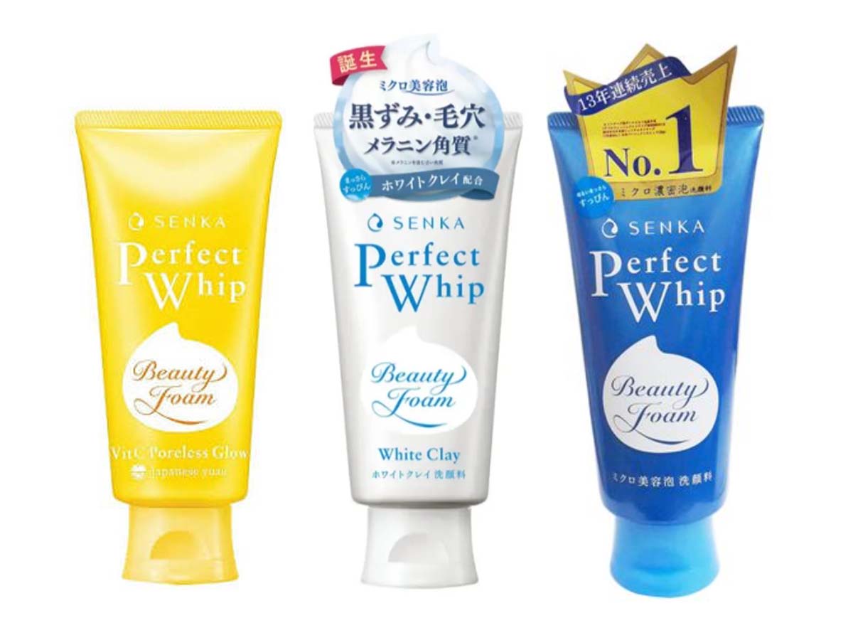 Sữa rửa mặt Senka Perfect Whip mẫu mới
