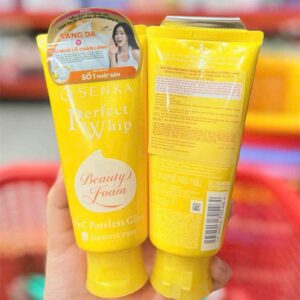 Sữa rửa mặt Senka Perfect Whip vàng