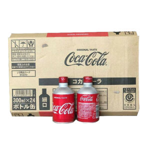 Thùng Coca Nhật Bản Nắp Vặn Chai Nhôm 24 chai x 300ml 1
