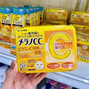 Mặt nạ CC Melano vitamin C làm trắng trị thâm nám