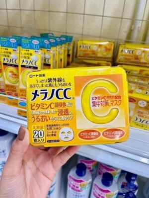 Mặt nạ CC Melano vitamin C làm trắng trị thâm nám