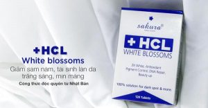 Viên uống trị nám Sakura HCL White Blossom 8