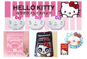 Mặt nạ dưỡng trắng da Narikiri Face Pack Hello Kitty Nhật Bản 4