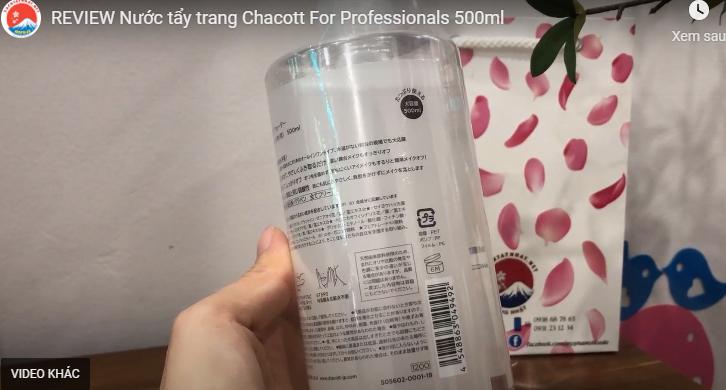 Nước tẩy trang Chacott giả và thật phân biệt như thế nào?