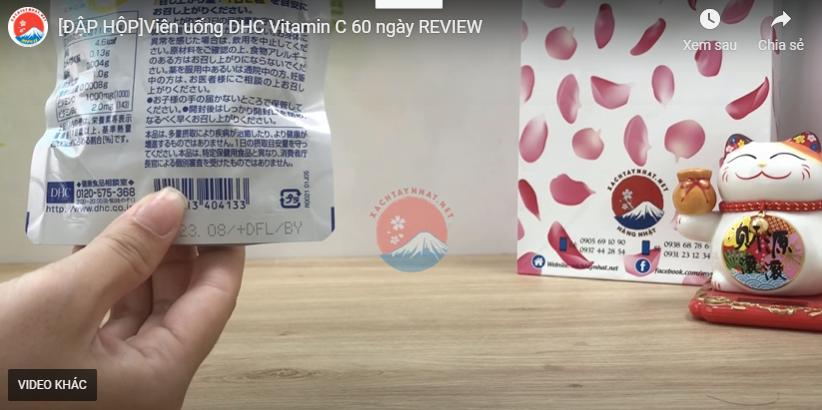 Viên uống DHC Vitamin C 60 ngày 3