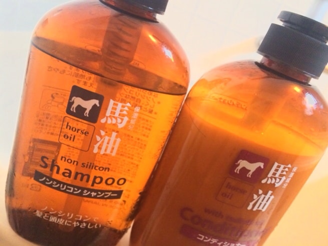 Dầu gội mỡ ngựa horse oil natural hair shampoo Nhật Bản