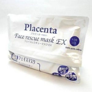 Mặt nạ nhau thai Placenta Face Rescue Mask EX Nhật Bản 3