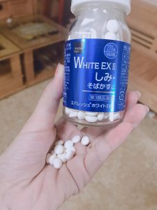 Vien Uống Trắng Da White Ex Nhật Bản Thuốc Trắng Da White Ex