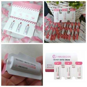 Amusecos Secret White Cream Rose Oil Se khít và hồng vùng kín 3