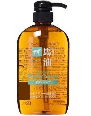 Sữa tắm mỡ ngựa Nhật Bản Horse Oil Moisture Body Soap 1