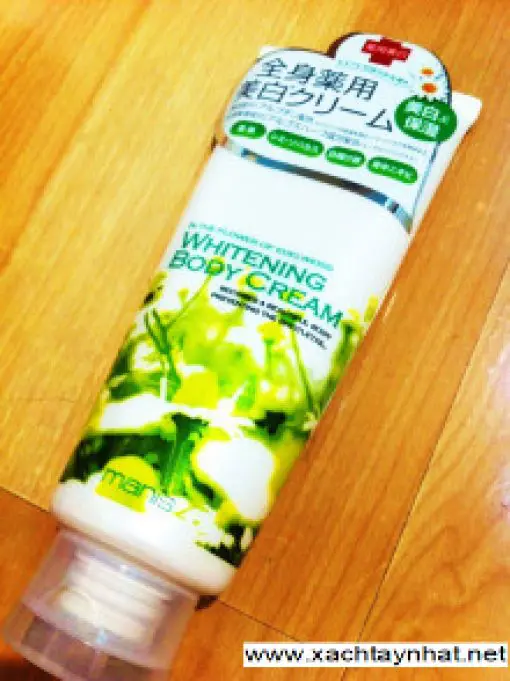 Kem dưỡng trắng da toàn thân Manis Whitening Body Cream Nhật Bản Tuýt 150gr 2