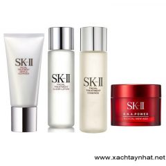 set skii dưỡng da 4 món , set kit skii 4 món sample