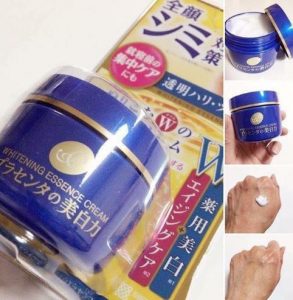 Kem dưỡng Meishoku Whitening Essence Cream Placenta Nhật Bản 1