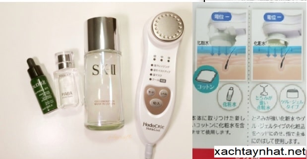 Hướng dẫn sử dụng máy massage Hitachi Hada Crie N5000 Nhật Bản 4