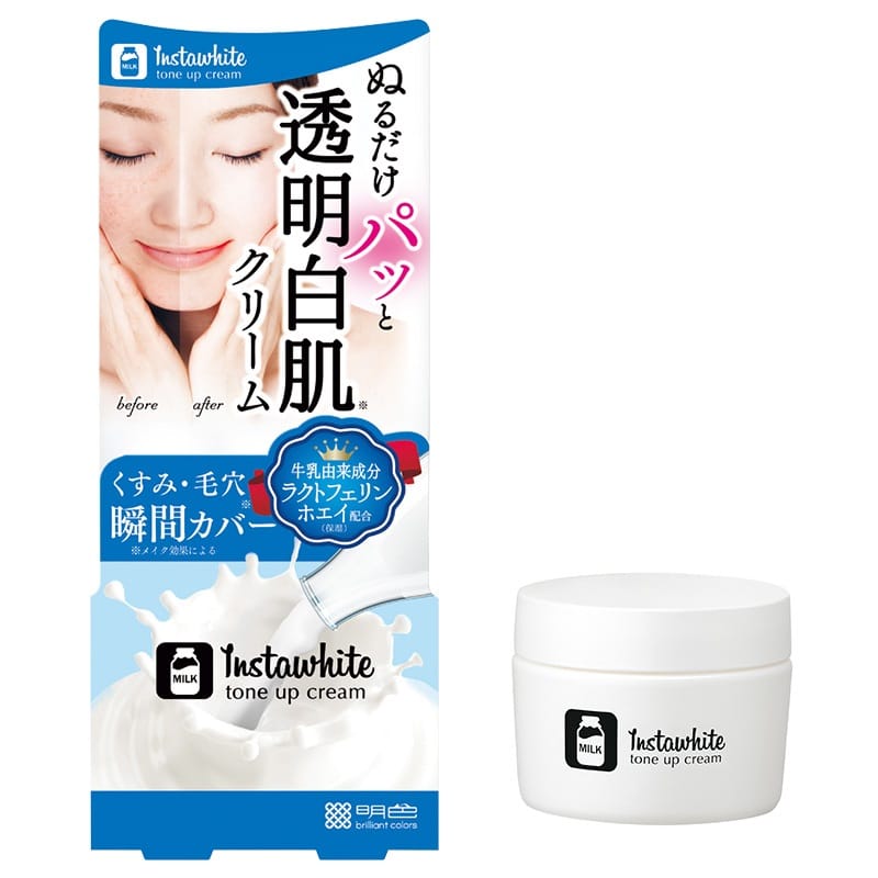 Kem dưỡng trắng da Instawhite tone up cream Meishoku Nhật Bản Giúp làm trắng sáng da an toàn và hiệu quả.