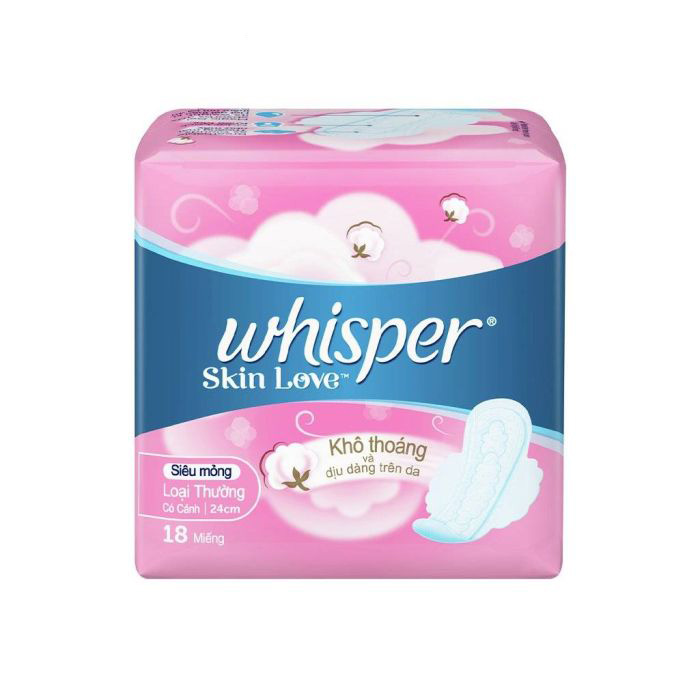 Băng vệ sinh Whisper Skin Love Ultra Slim