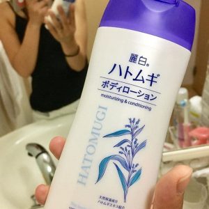 Sữa dưỡng thể Hatomugi Body Lotion ban đêm 250gr 6