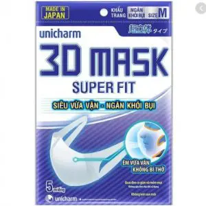 Khẩu trang Unicharm 3D Mask Superfit