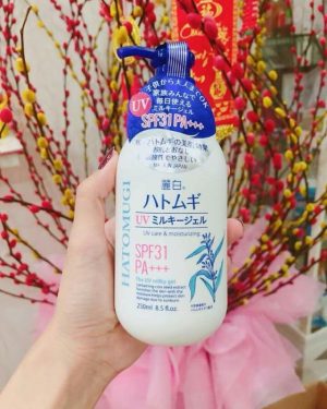 Sữa dưỡng thể Hatomugi chống nắng SPF31 PA+++ 3