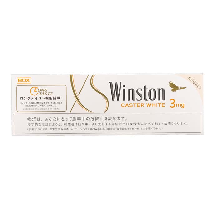 winston caster white sô 3, hàm lượng nicotin 3 mg
