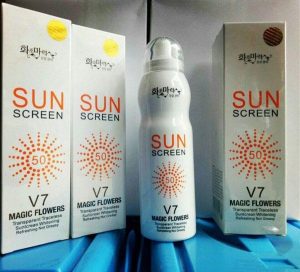 Xịt chống nắng V7 Sunscreen SPF 50 PA+++ Hàn Quốc 2
