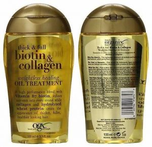 Dầu dưỡng tóc Biotin Collagen vàng 100ml 1