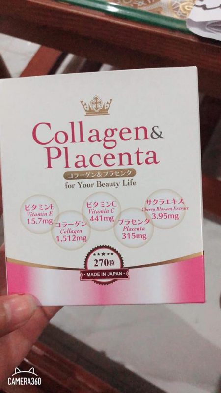 Viên uống Collagen Placenta 270 viên Nhật Bản 2