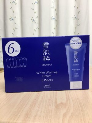 Sữa rửa mặt Kose Sekkisui White Washing Cream trắng da 2