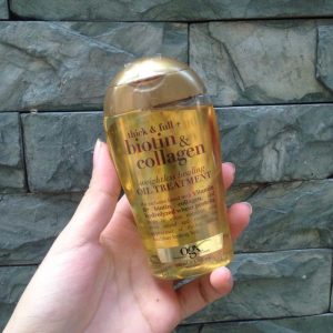 Dầu dưỡng tóc Biotin Collagen vàng 100ml 2